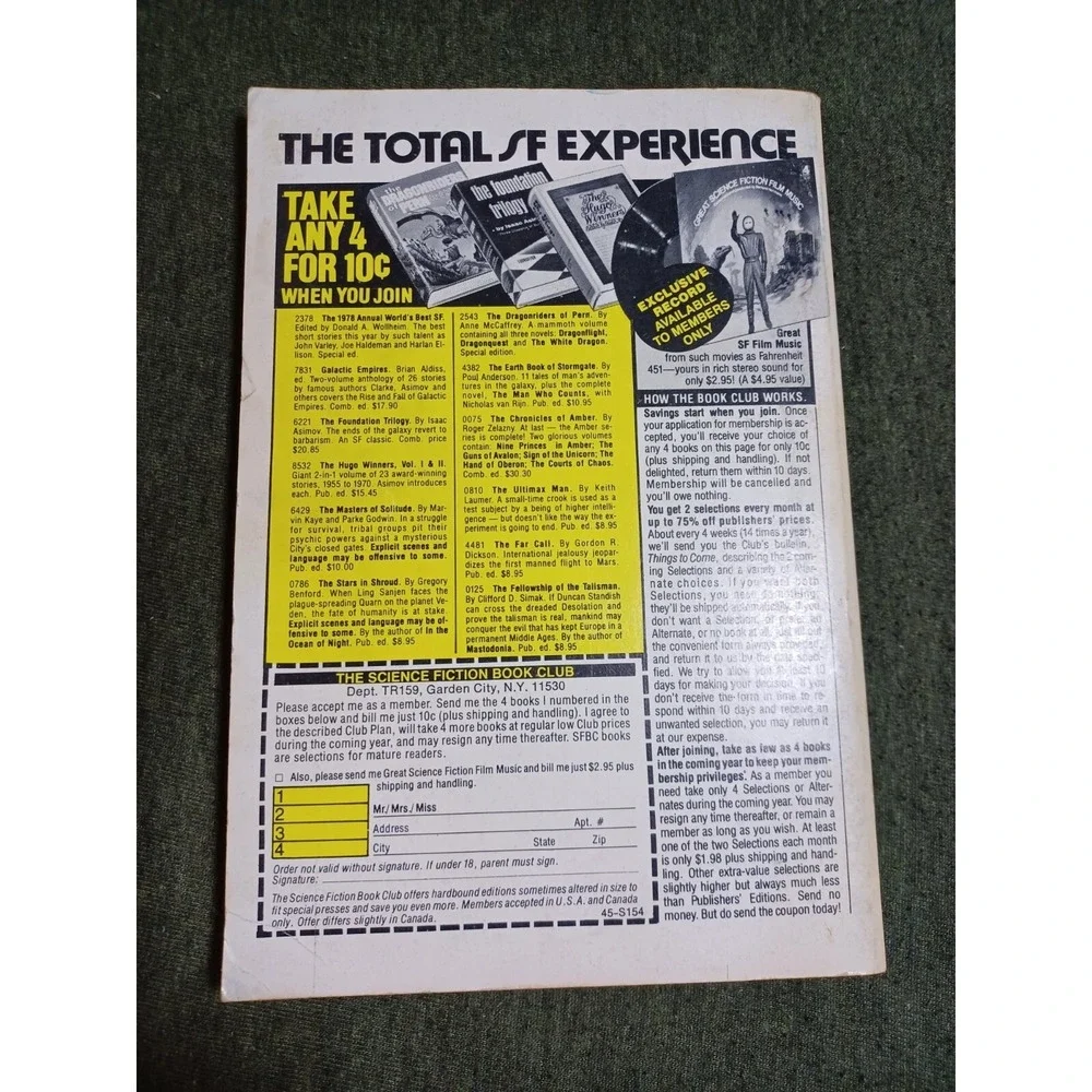 F. Paul‎ Wilson TO FILL THE SEA & AIR 1st in Isaac Asimov's SF magazine Feb 1979